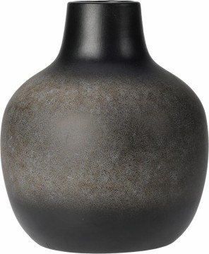 Vase keramikk antikkbrun 14x17cm